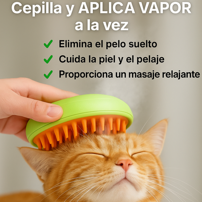 ⭐ Cepillo de vapor para Mascotas